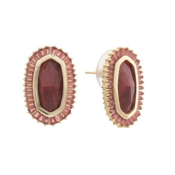 NWT Kendra Scott Baguette Ellie Earrings - Picture 10 of 10